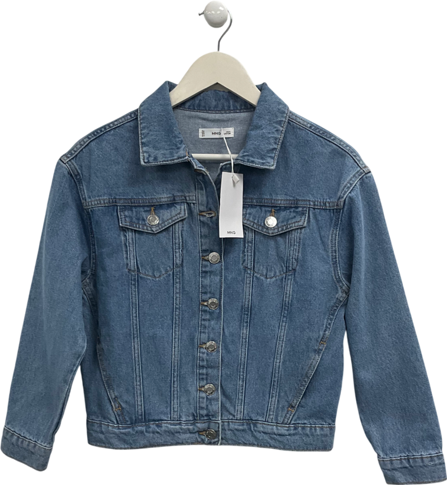MANGO Blue Passaic Denim Jacket 11 Years