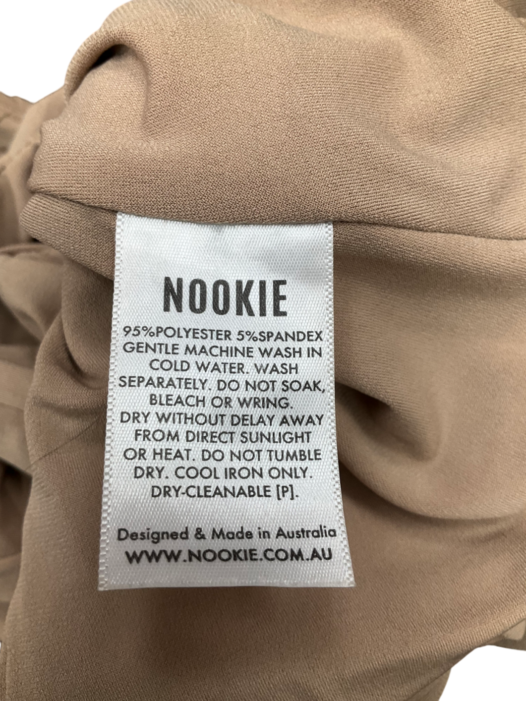 Nookie Beige Irina Bodysuit UK XS