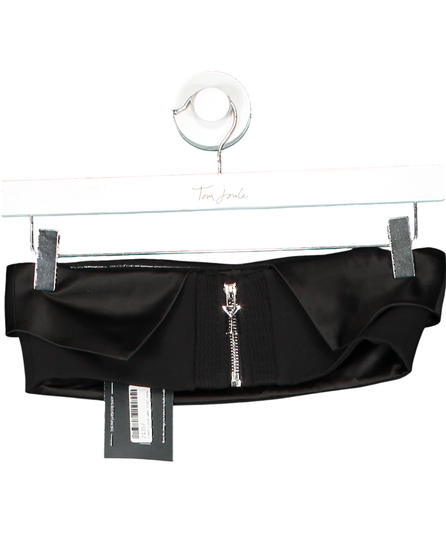 Retrofete Black Mia Bandeau Top UK XS