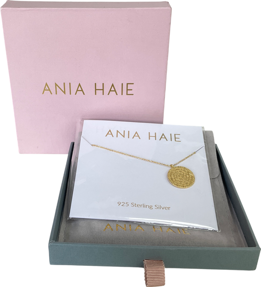 Aniahaie Metallic Gold Ancient Minoan Necklace One Size