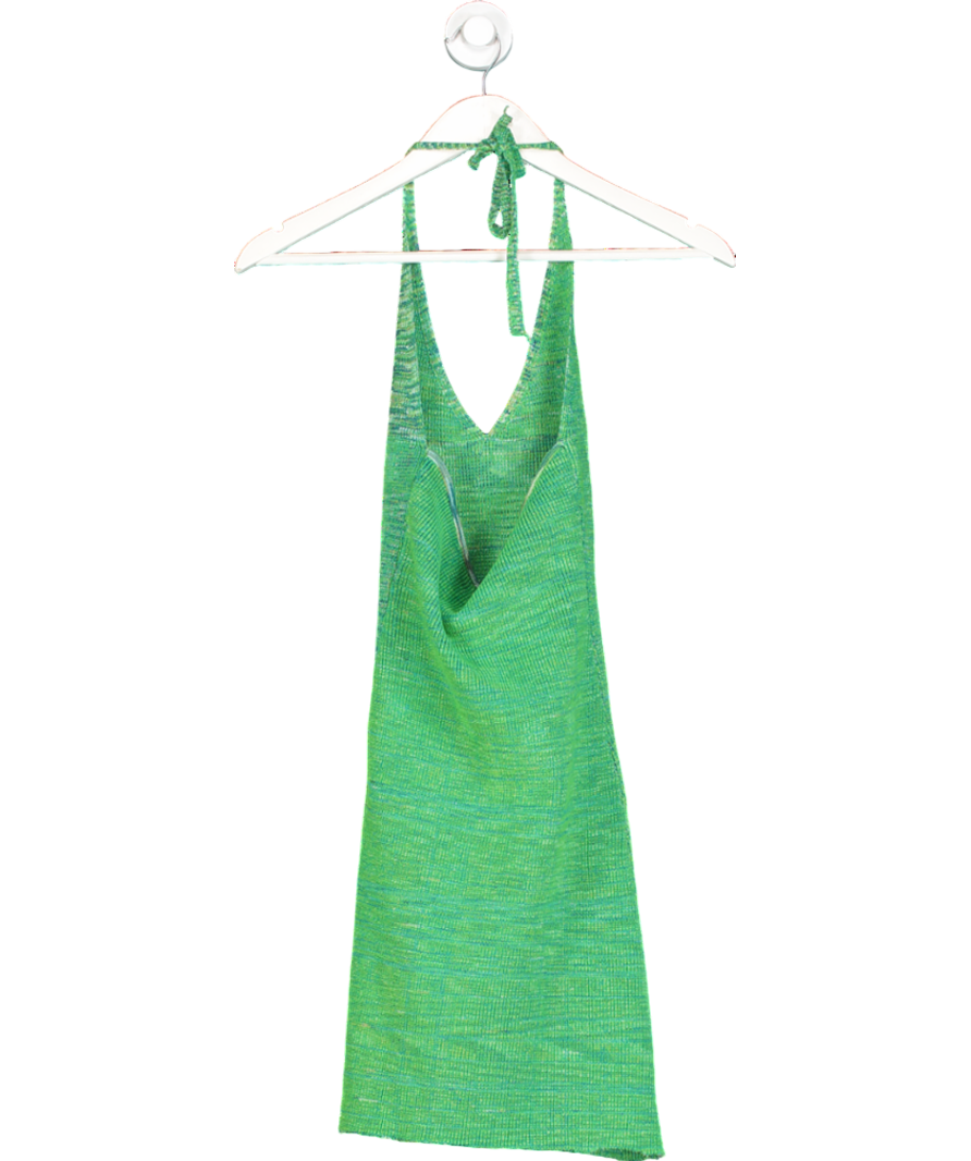 Rumours Green Knit Midi Dress UK S