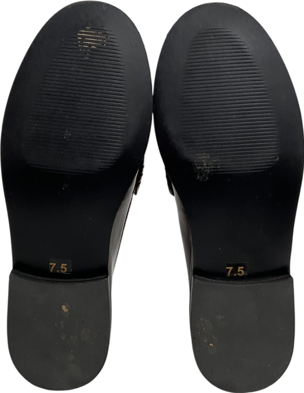 STEVE MADDEN Brown Madison Burgundy Box Leather UK 5 EU 38👠