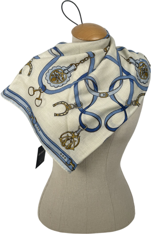 J.McLaughlin Cream Cashmere Scarf One Size