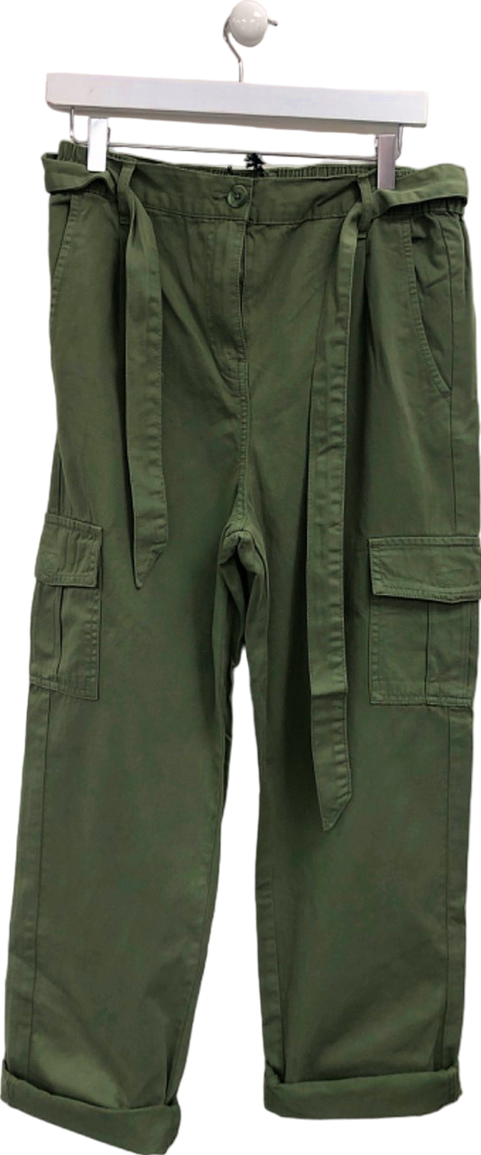 Threadbare Green Cargo Trousers UK 12