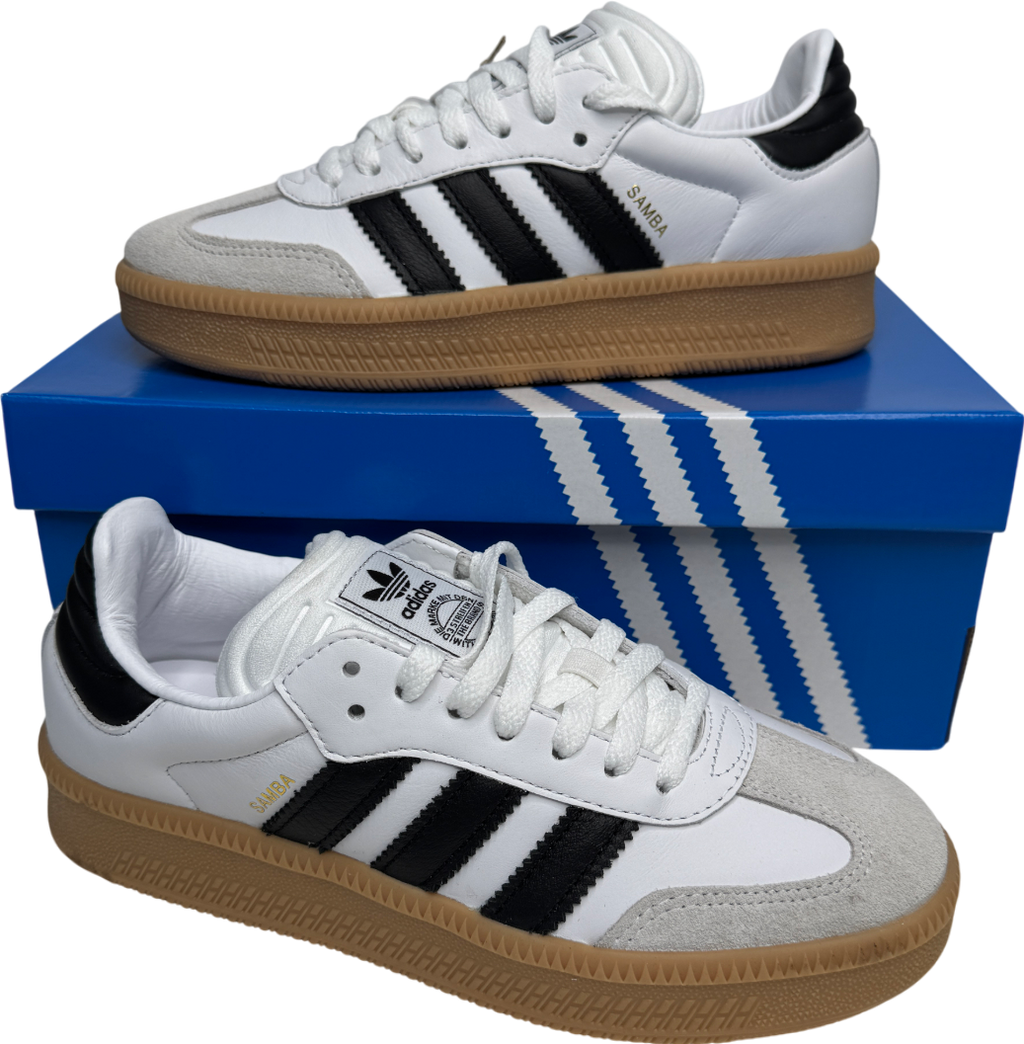 adidas White / Black Samba Xlg Trainers UK 5.5 EU 38.5 👠
