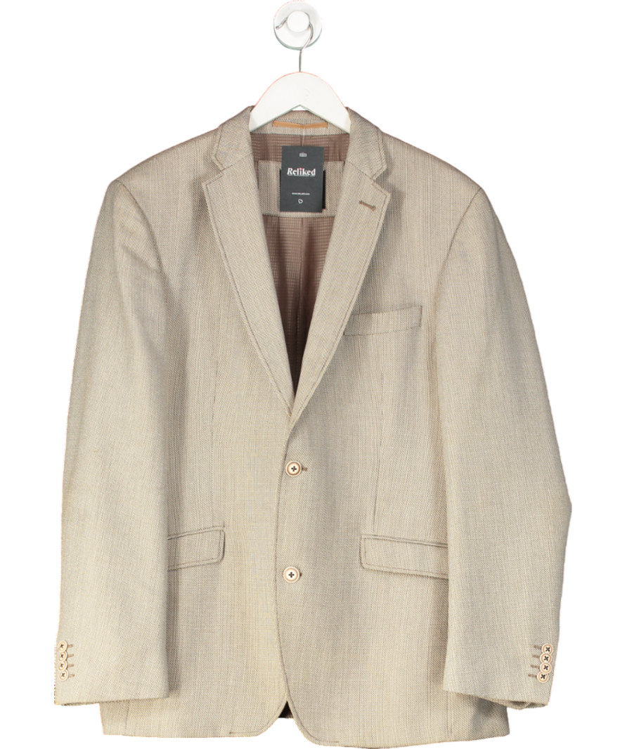 Roy Robson Beige Slim Fit Blazer UK 42" CHEST