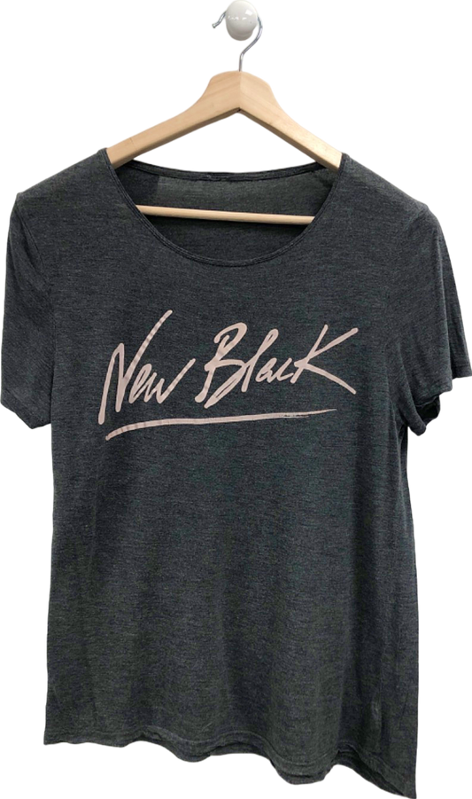 NANA JUDY Grey New Black T-Shirt UK M