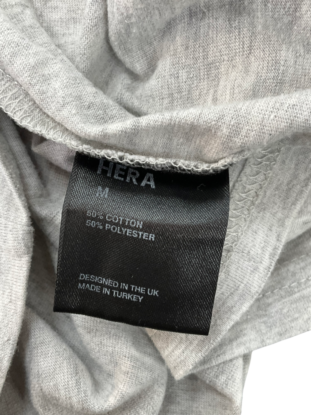 Hera Grey Oversized T-shirt UK M