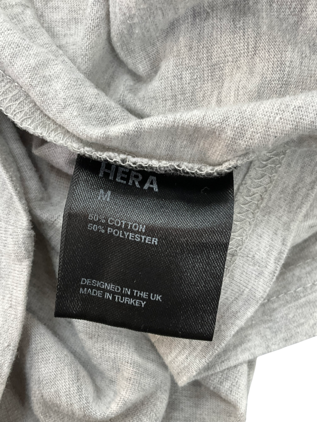 Hera Grey Oversized T-shirt UK M