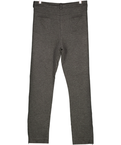 Boden Grey Zip Hem Stretch Trousers UK 22