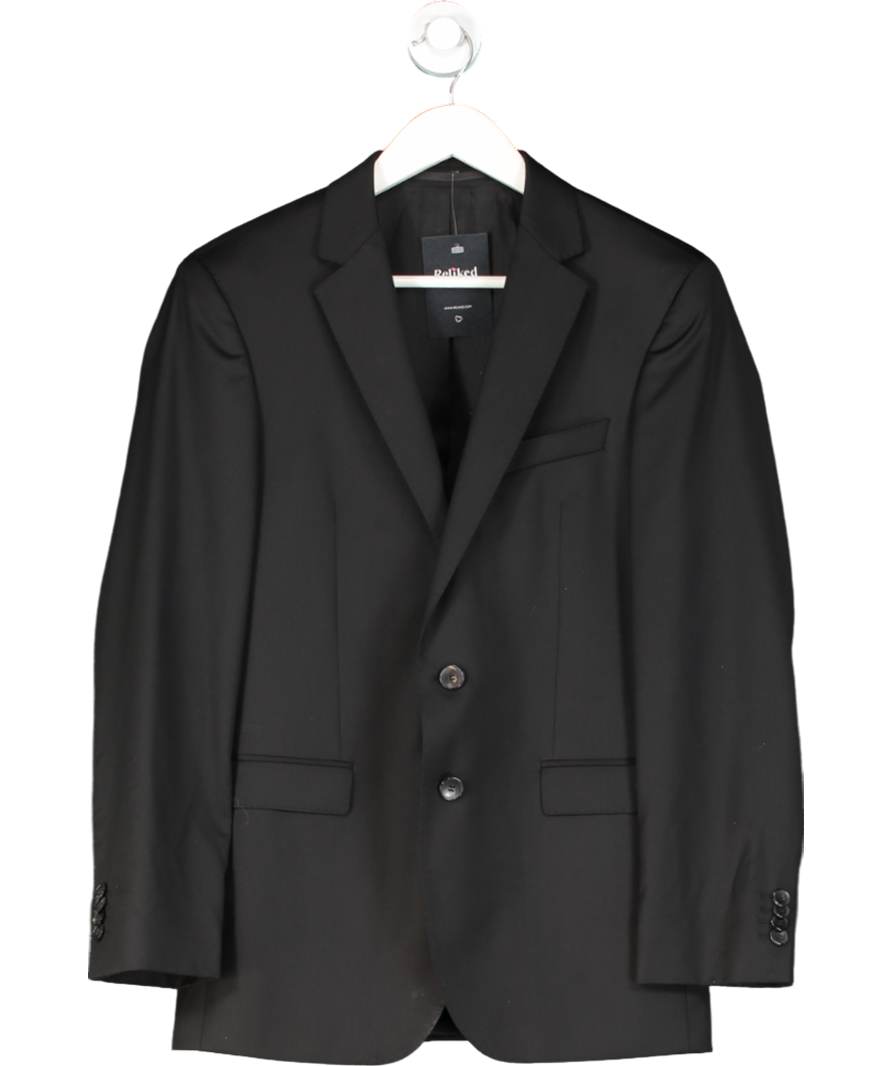 HUGO BOSS Black Guabello Super 120 Single Breasted Blazer UK 36" CHEST