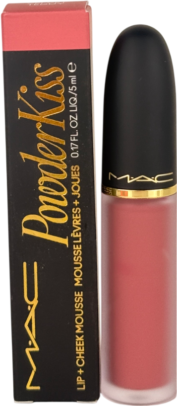 MAC Powder Kiss Lip + Cheek Mousse 959 Velvet Teddy 3.5G