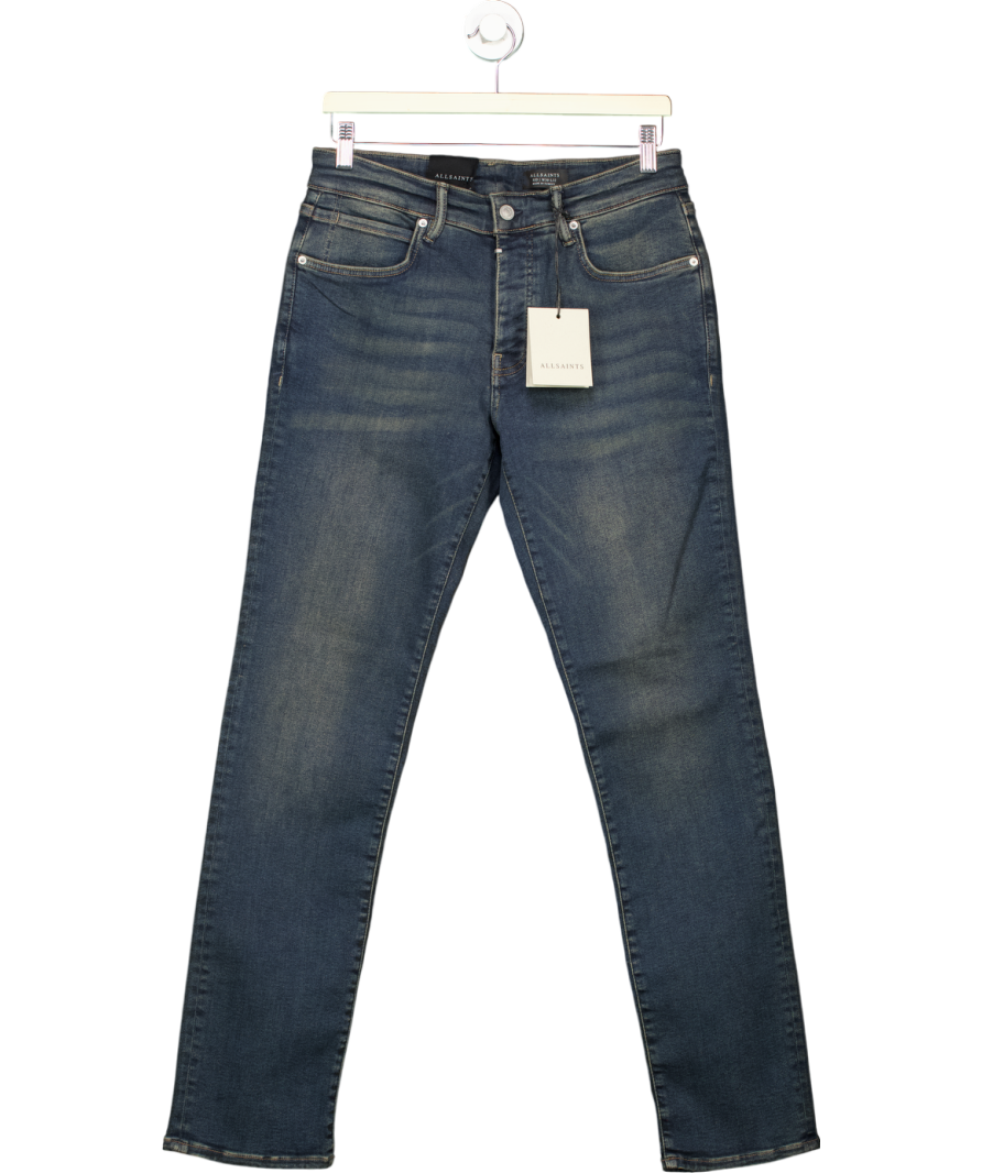 All Saints Blue Sid Skinny Fit Denim Jeans W30
