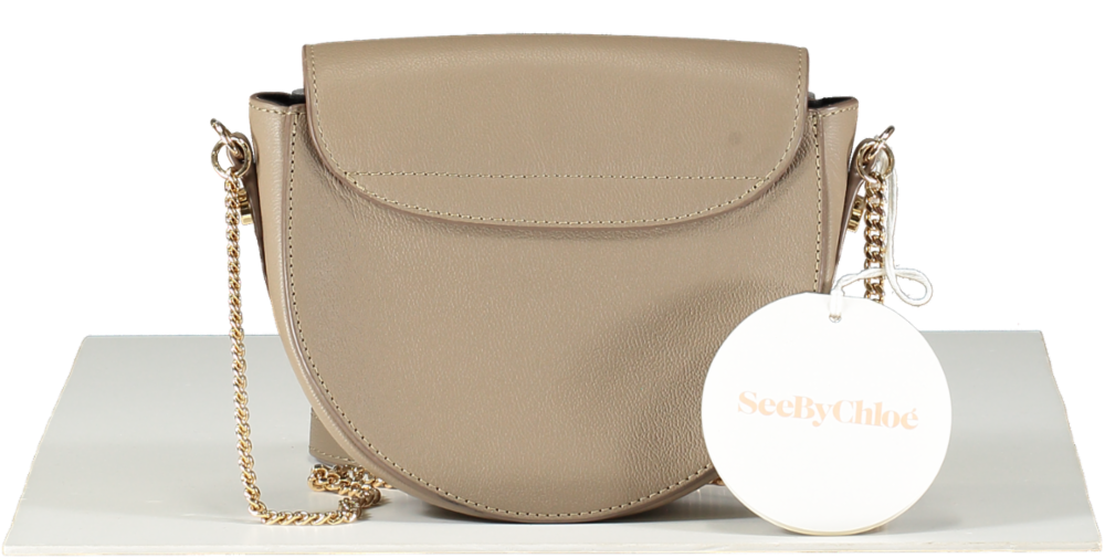 See by Chloé Beige Mara Evening Bag Motty Grey