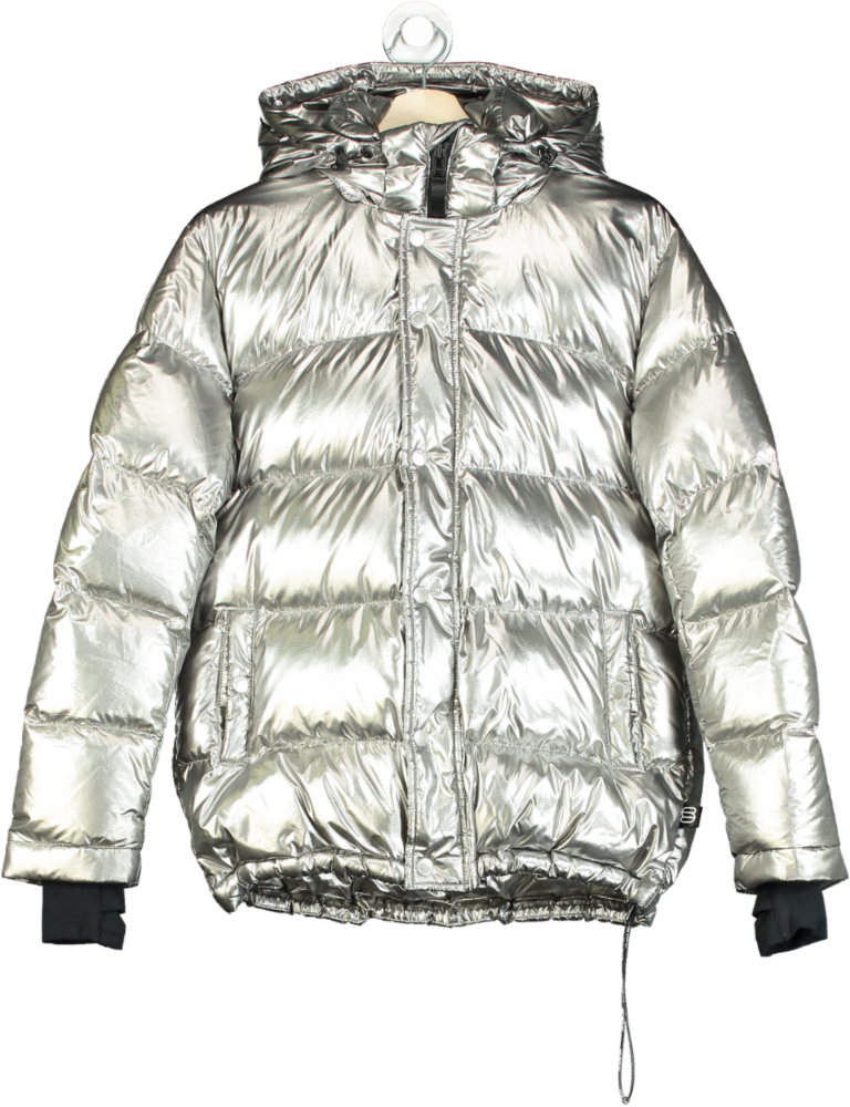 Super World Silver The Super Puff Original Jacket UK XXS