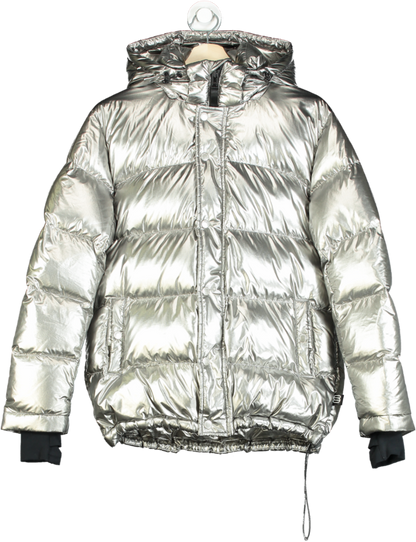 Super World Silver The Super Puff Original Jacket UK XXS