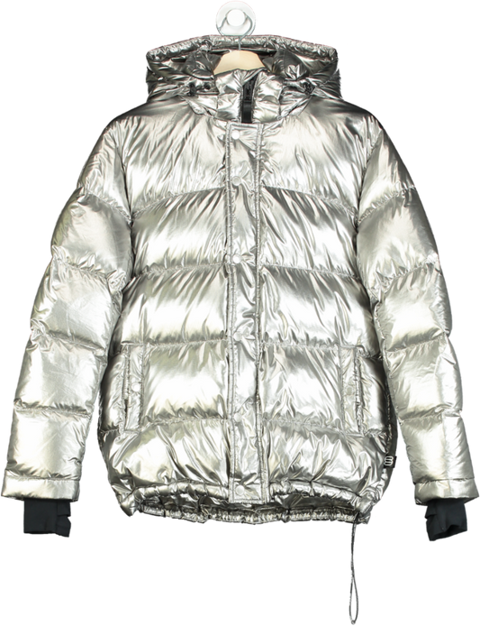 Super World Silver The Super Puff Original Jacket UK XXS