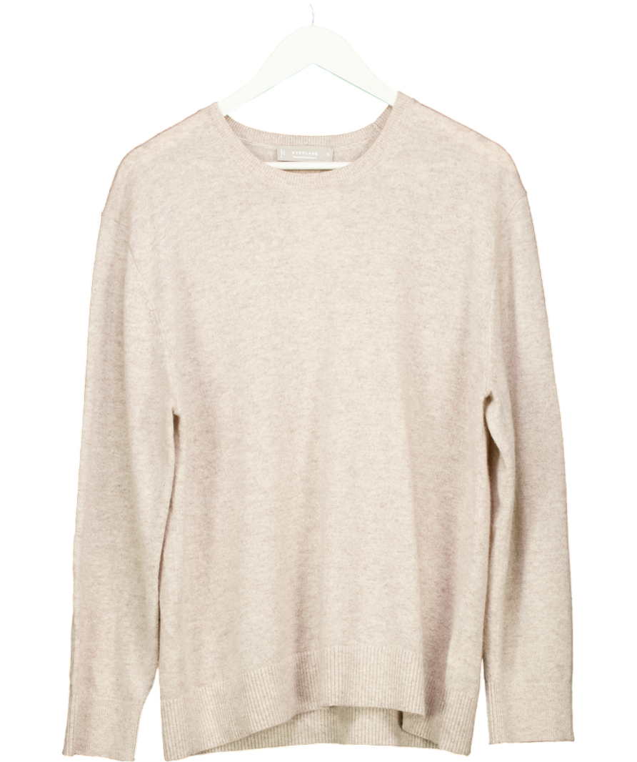 EVERLANE Nude The Boxy Crew In Cashmere UK XL