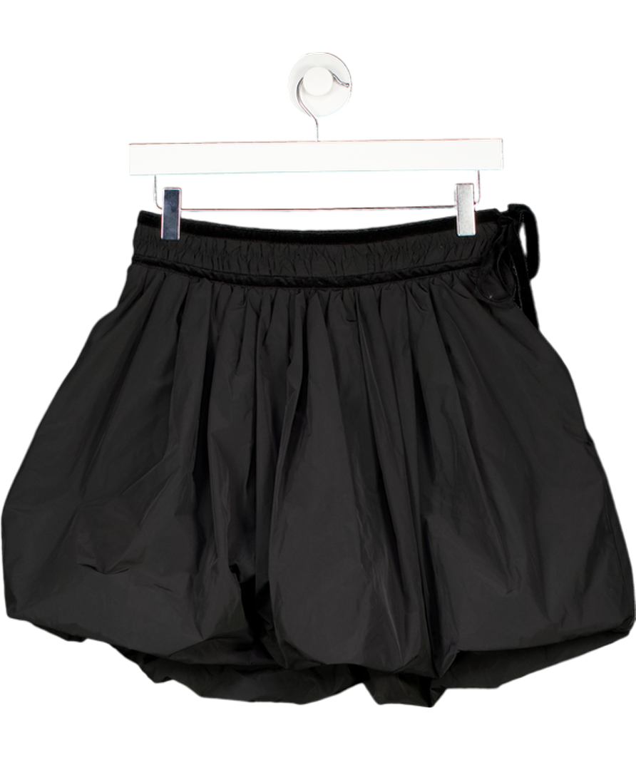Hunter Bell Angelina Skirt Black Taffeta Bubble Skirt UK 8