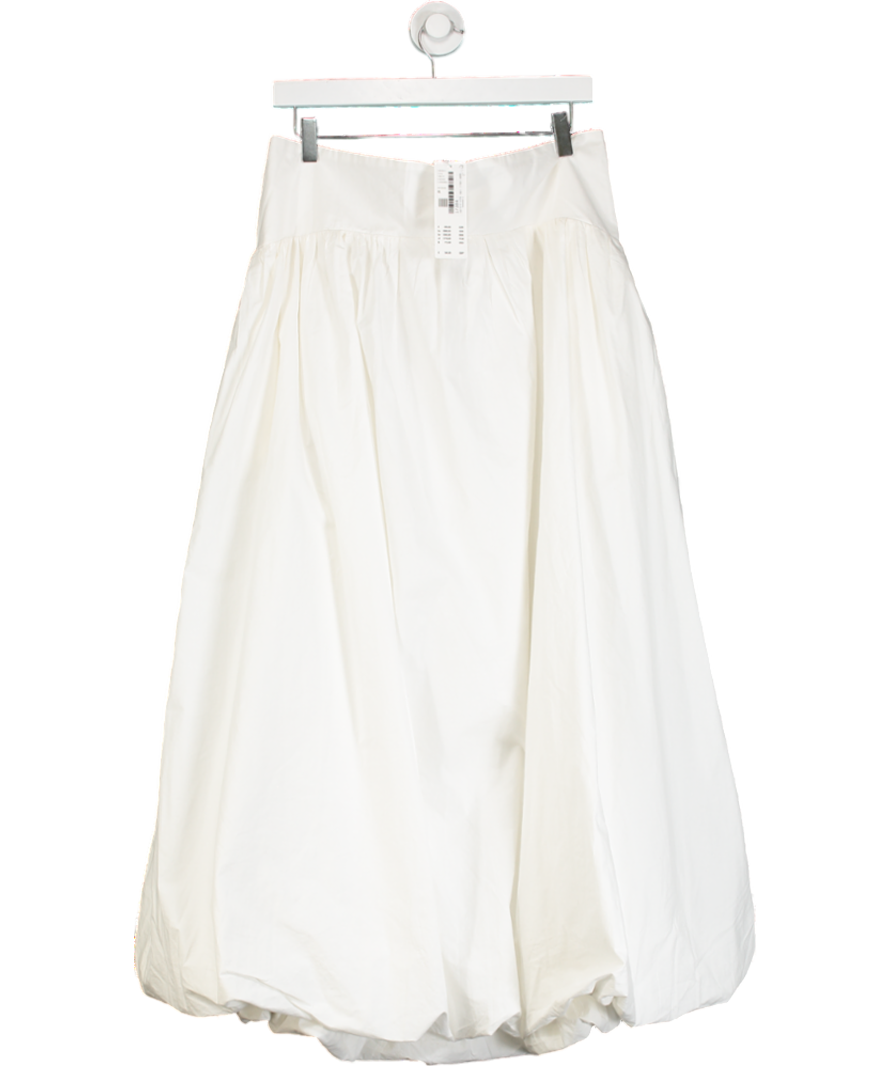 Urban Outfitters White Mindi Bubble Maxi Skirt UK XL