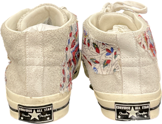 Converse Cream Chuck Taylor All Stars Trainers Collab With Paris Farzaneh UK 9 EU 43 👞