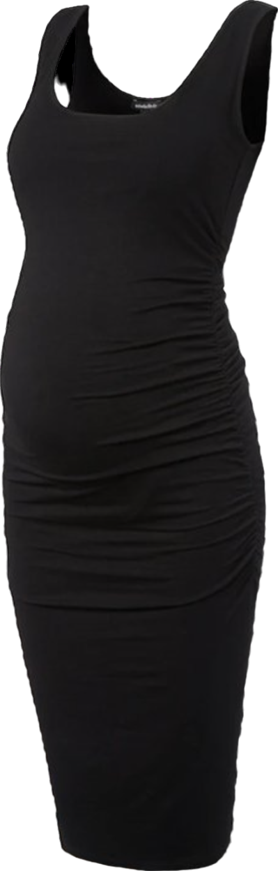 Isabella Oliver Ellis Ruched Side Maternity Dress, Black Sz4 UK 14