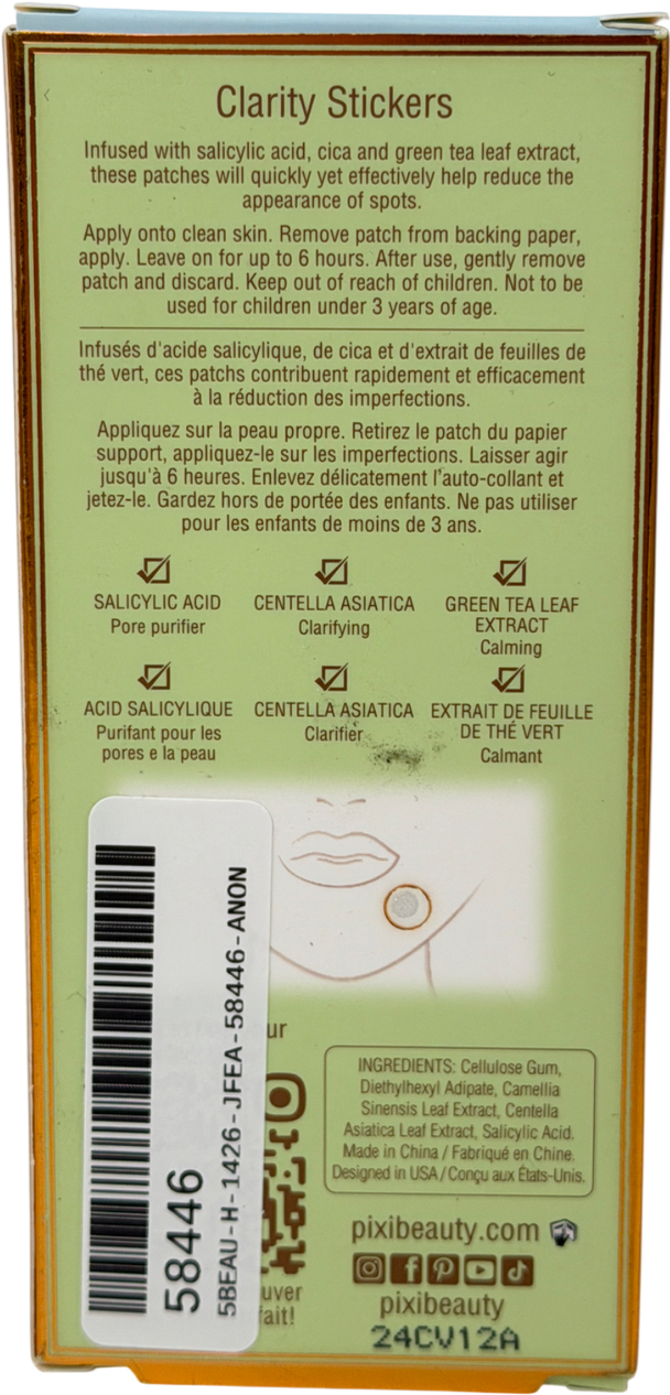 Pixi Clarity Salicylic Acid Blemish Spot Stickers (24 Patches) 24 patches