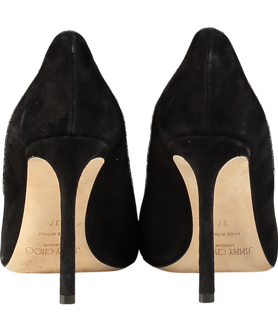 Jimmy Choo Black Romy 100 Suede Pumps UK 4 EU 37 👠