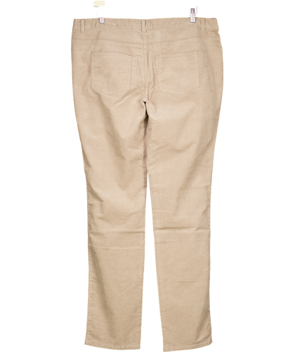 Boden Beige 5 Pocket fine Corduroy Slim Trousers UK 20