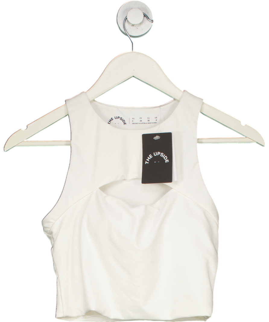 The Upside White Milena Cut Out Top UK S