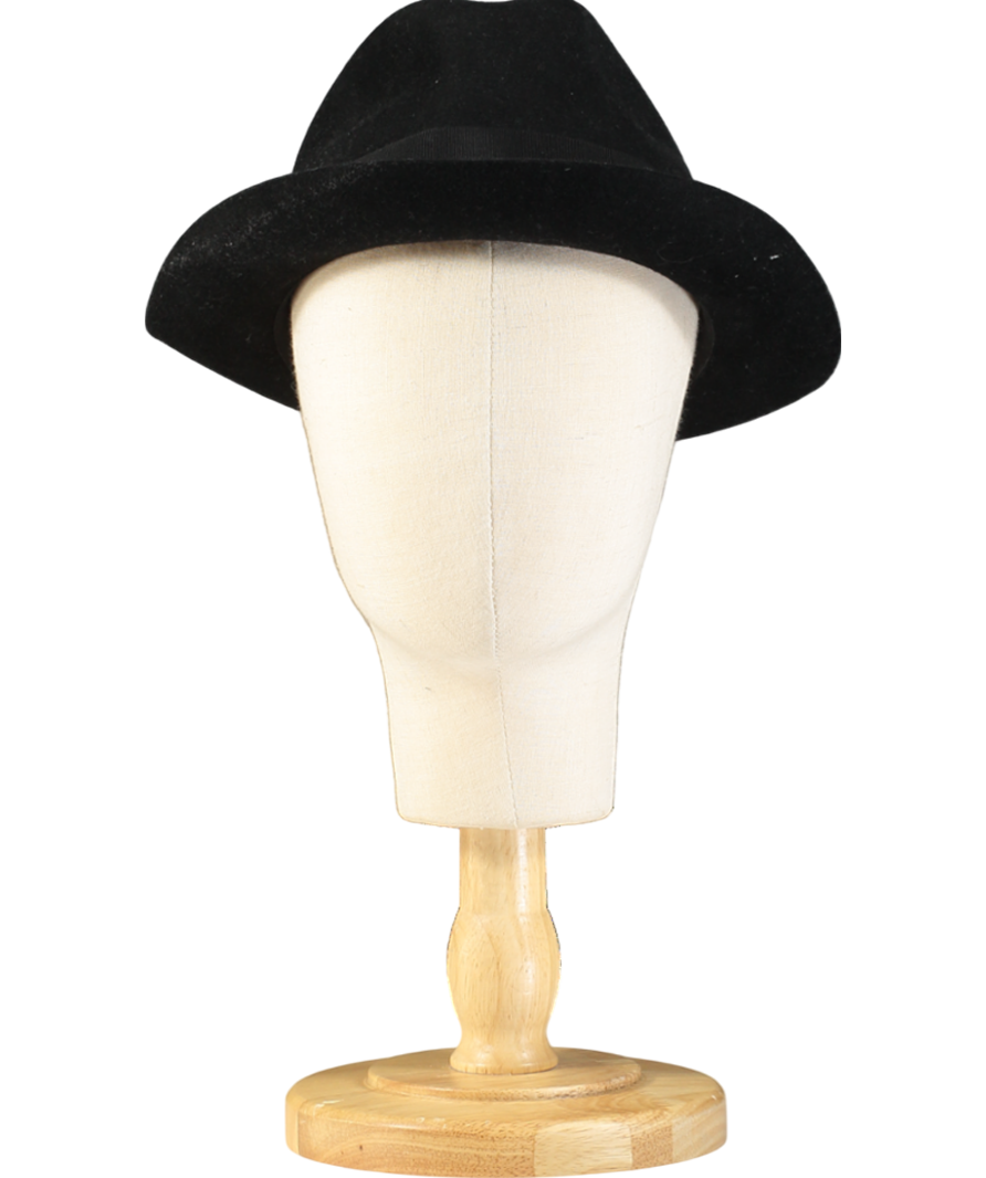 Elie Saab X Borsalino Black Nila Hat UK S