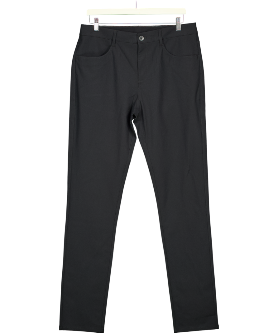 vuori Black Cascade Elastic Waist Trouser W32