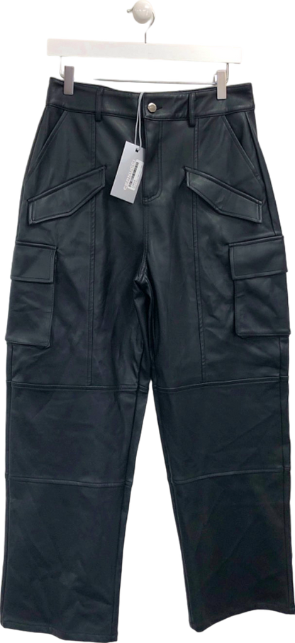 Cernucci Black Cargo Trousers UK 10