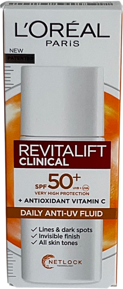 loreal Revitalift Clinical Spf50+ Invisible Uv Fluid 50ml