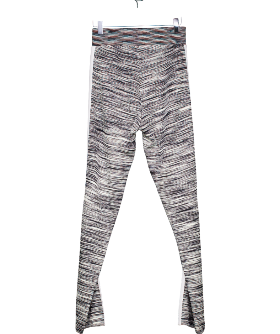 Palm Angels Black Melange Knit Track Pants UK XS