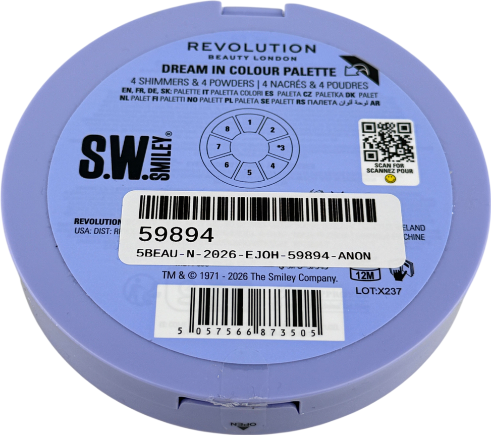 Revolution S.w.smiley Dream In Colour Eyeshadow Palette Dream In Colour One size