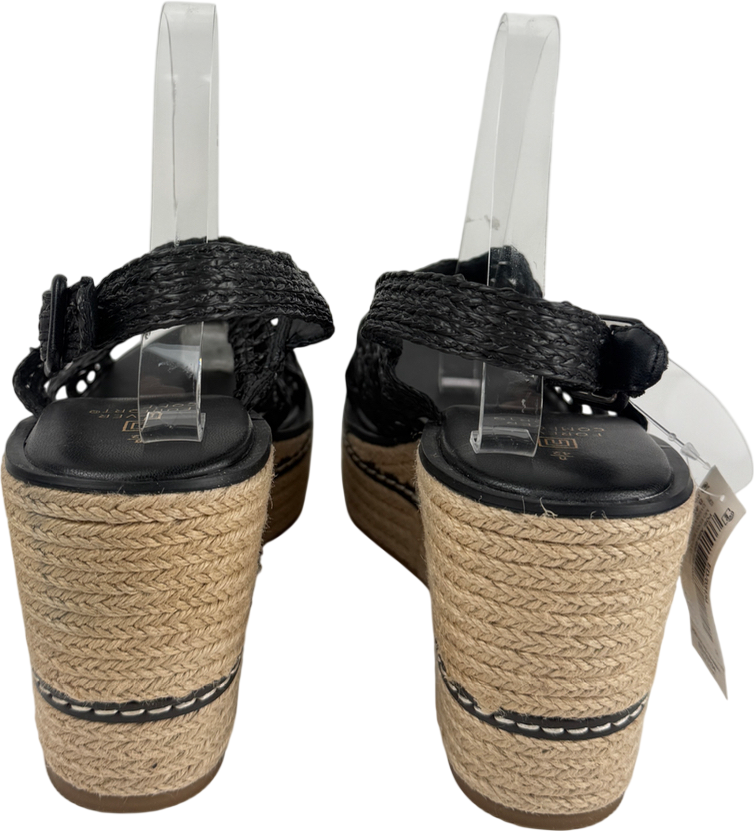 Next Black Wedge Sandal UK 8 EU 41 👠