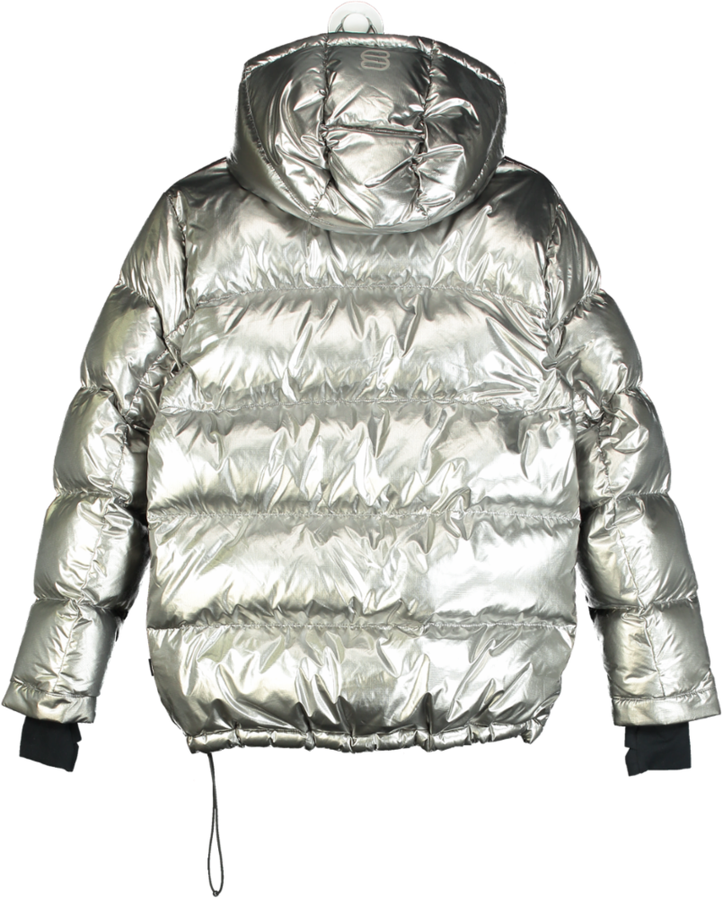 Super World Silver The Super Puff Original Jacket UK XXS