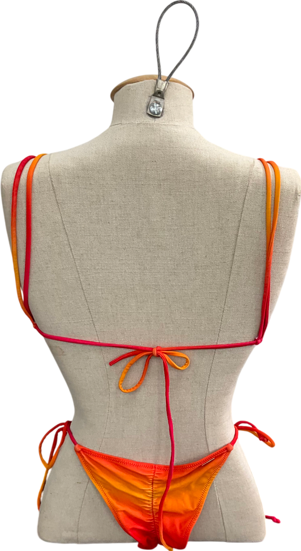 White Fox Red Golden Hour Bikini UK M