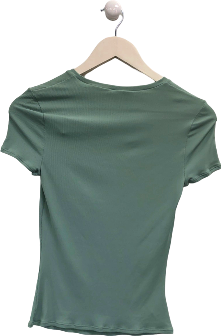Gymshark Green Cut-Out Detail T-Shirt UK XS