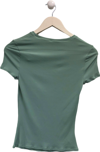 Gymshark Green Cut-Out Detail T-Shirt UK XS