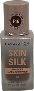 Revolution Skin Silk Radiant Satin Serum Foundation F16 23ml