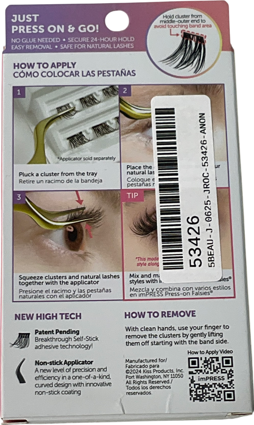 impress Just Press On Go Lashes 12 clusters
