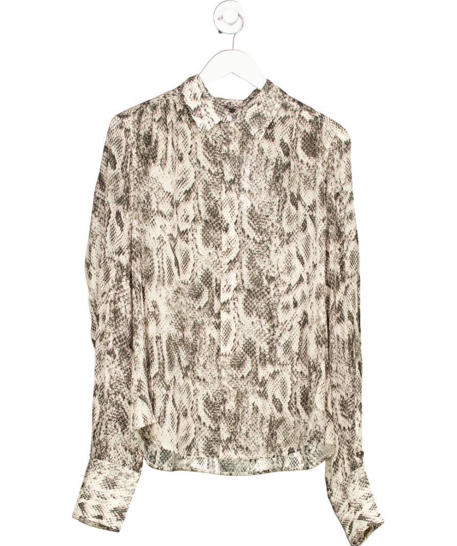 Salt Murphy London Grey Snake Shirt UK M