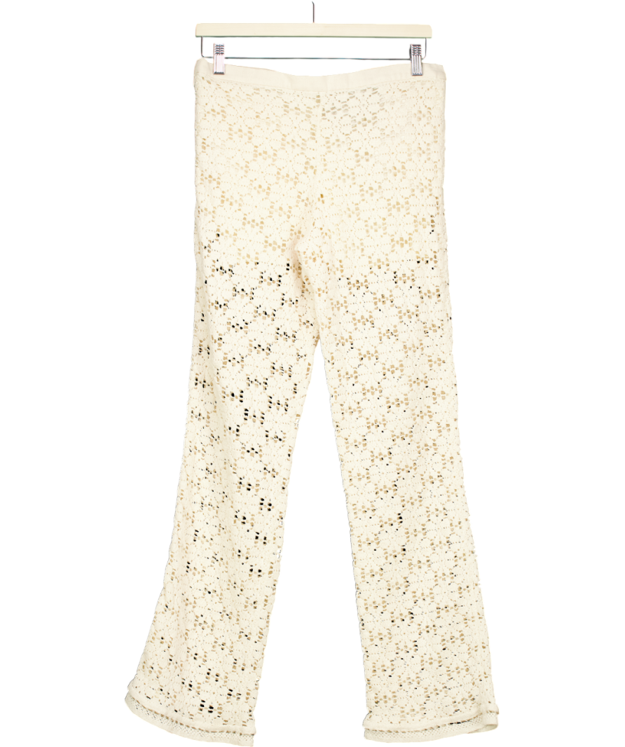 Beige Crochet Trousers UK XS/S