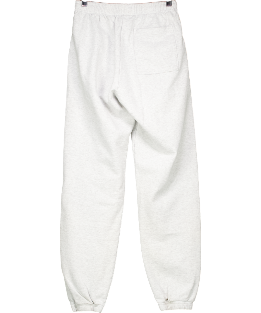 Sporty & Rich Grey Logo Cuffed Joggers UK XS