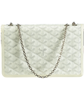 GOYARD Chain Shoulder Bag Alexandre Trois White