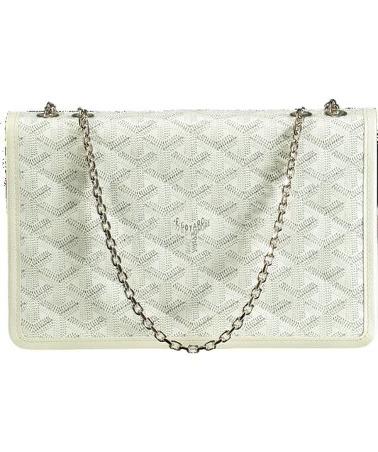 GOYARD Chain Shoulder Bag Alexandre Trois White