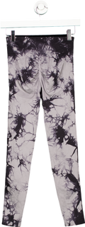 Unbranded Black Tie-Dye Leggings UK S