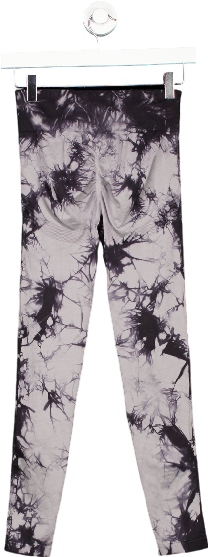 Unbranded Black Tie-Dye Leggings UK S